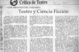 Teatro y ciencia ficción  [artículo] Carola Oyarzún L.