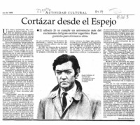 Cortázar desde el espejo  [artículo] Marcela Godoy Divin.
