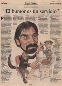 "El humor es un servicio"