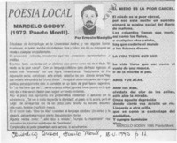 Marcelo Godoy  [artículo] Ernesto Masiglio.