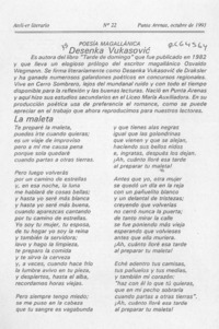 Desenka Vukasovic  [artículo].