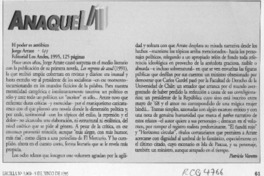 El poder es aeróbico  [artículo] Patricio Varetto.