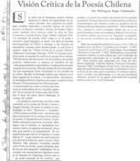 Visión crítica de la poesía chilena