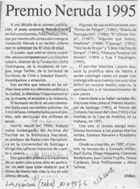 Premio Neruda 1995  [artículo].