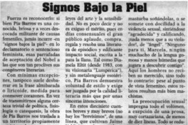 Signos bajo la piel