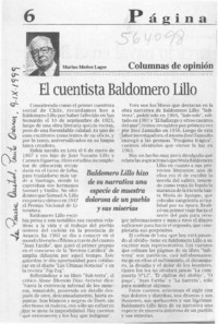 El cuentista Baldomero Lillo