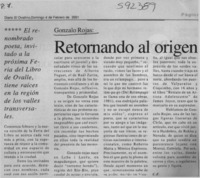 Retornando al origen