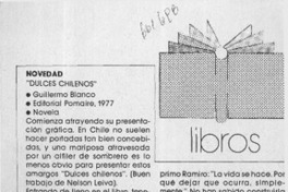 Dulces chilenos"  [artículo] J. M. L.