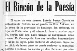 El Rincón de la poesía.  [artículo]