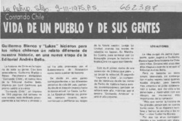 Vida de un pueblo y de sus gentes.