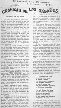 Crónicas de los sábados