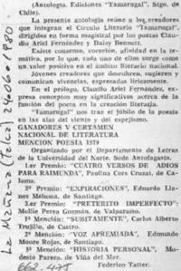 Tamarugal  [artículo] Federico Tatter.