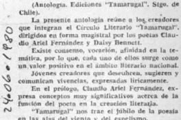 Tamarugal  [artículo] Federico Tatter.