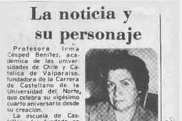La Noticia y su personaje.