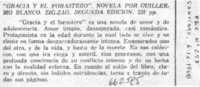 Gracia y el forastero".  [artículo]