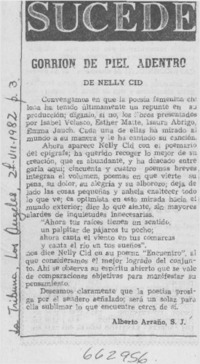 Gorrión de piel adentro