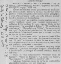 Narraciones.  [artículo]