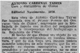 Antonio Cárdenas Tabies