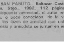 Le llamaban Pablito.