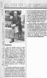 Premio.  [artículo]