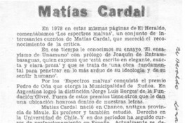 Matías Cardal
