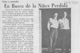 En busca de la niñez perdida