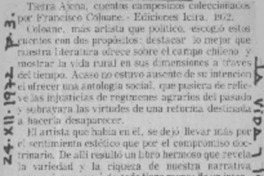 Tierra ajena.  [artículo]