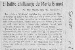 El hálito chillanejo de Marta Brunet