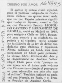 Chileno por amor.