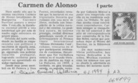 Carmen de Alonso