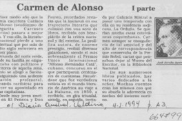 Carmen de Alonso