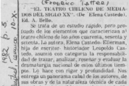 El teatro chileno de mediados del siglo XX