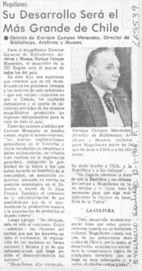 Su desarrollo será el más grande de Chile.