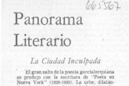 La Ciudad inculpada.