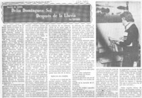 Delia Domínguez, sol despues de la lluvia