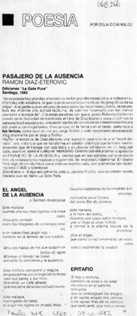 Pasajero de la ausencia