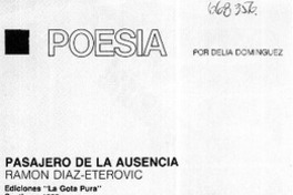 Pasajero de la ausencia