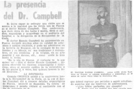 La Presencia del Dr. Campbell.