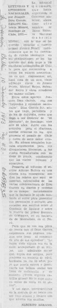 Leyendas y episodios nacionales