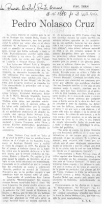 Pedro Nolasco Cruz