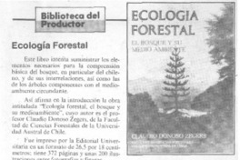 Ecología forestal.