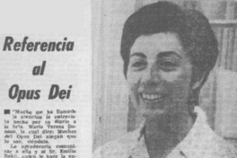 Referencia al Opus Dei