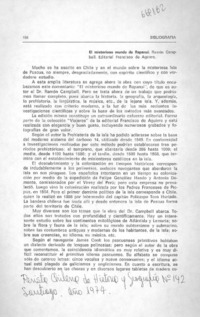 El misterioso mundo de Rapanui