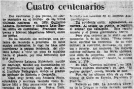Cuatro centenarios