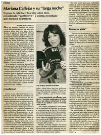 Mariana Callejas y su "larga noche" : [entrevista]