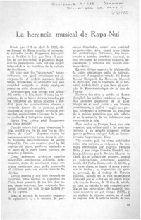 La Desconocida herencia de Rapa-Nui