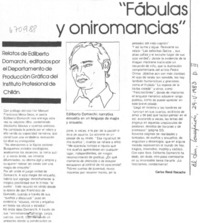 Fábulas y oniromancias