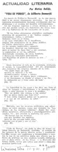 Actualidad literaria