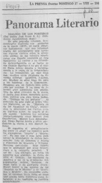 Diálogos de los porteros.