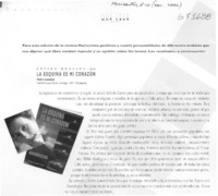 La esquina es mi corazón.